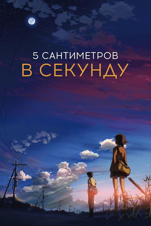 Постер «5 сантиметров в секунду»